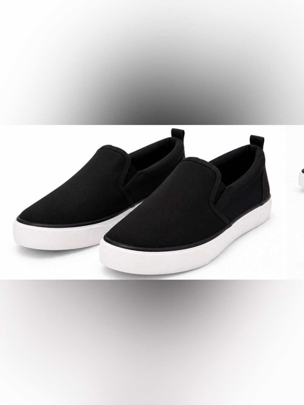 A New Day Black Slip-On Sneakers – Women’s Size 8W (Wide) – New with Tags
